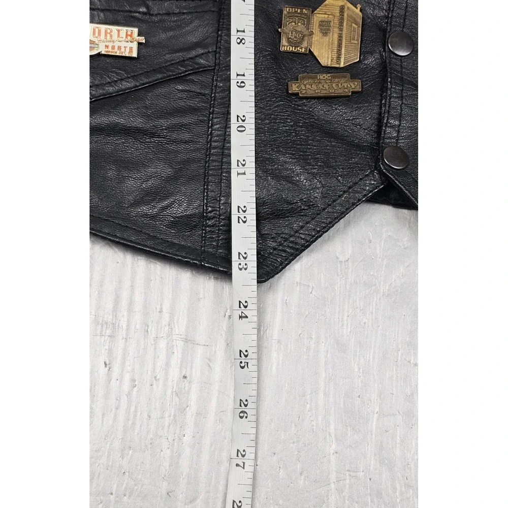 First Genuine Leather vintage harley